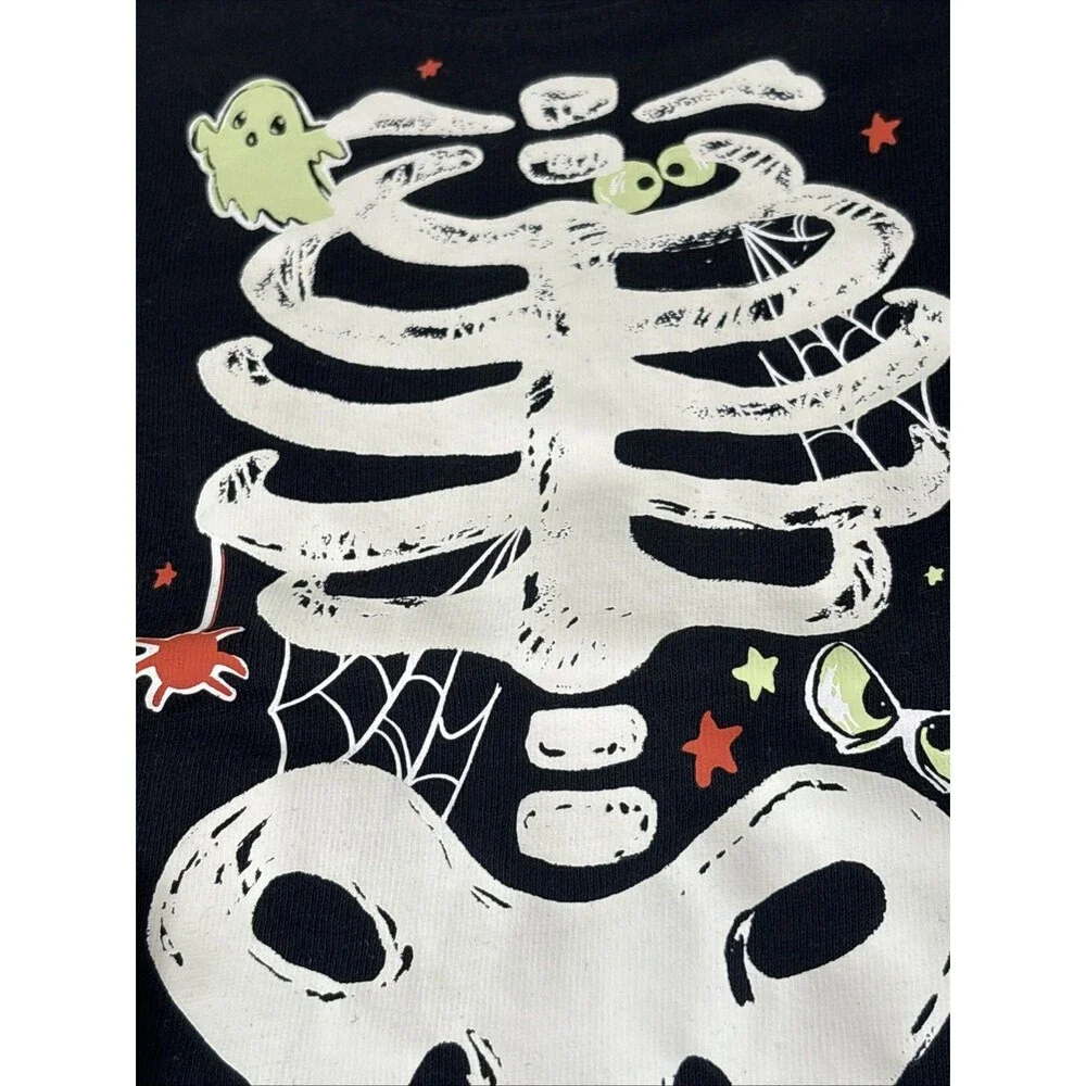 Carter's Toddler Boy's Halloween Skeleton Pajama Set Size 18 Month